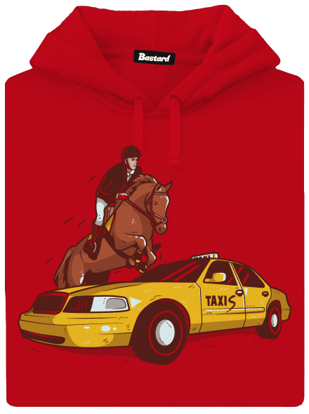 Taxis pánska mikina klokanka Red