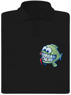 Hladná rybka pánska polokošeľa Black