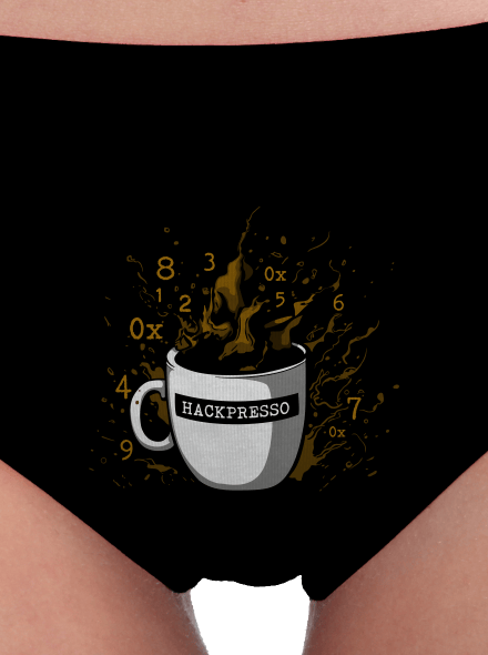 Hackpresso  dámske nohavičky Black