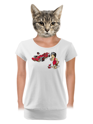 dámske tričko s lemom