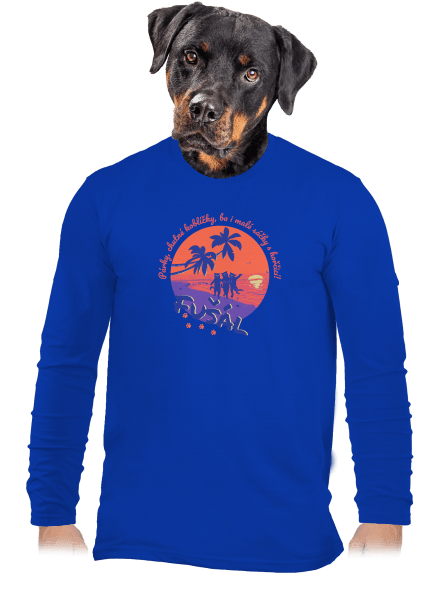 Fušál pánske dlhý rukáv Royal Blue