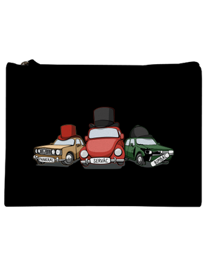 Traja veteráni taštička Black