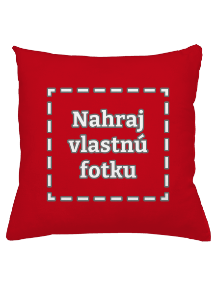 Vlastná potlač vankúš Red