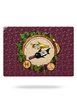 Vínny horoskop: Ryba puzzle White