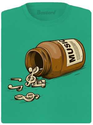 Music Pills dámske športové tričko Mint Mal