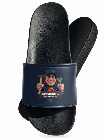 Super otec šľapky Navy