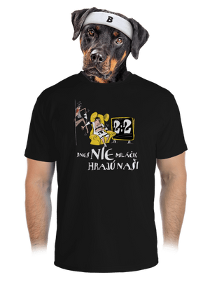 Hrajú naši pánske športové tričko Black