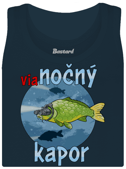 Vianočný kapor dámske tielko klasické Navy