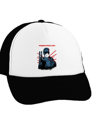 Respirátor šiltovka truckerka Black cap