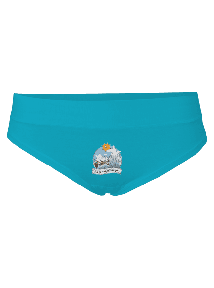 Hory ma priťahujú dámske nohavičky Turquoise