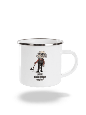 Neklidný - vlastný text plecháčik White