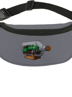 Lokomotíva vo fľaši ľadvinka Graphite