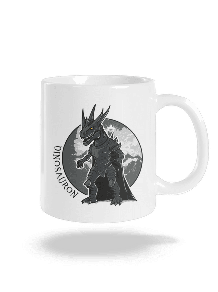 Dinosauron klasický hrnček White
