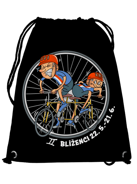 Cyklistický horoskop: Blíženci vak Black