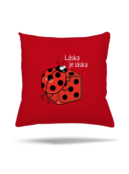 Láska je láska vankúš Red