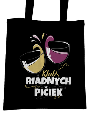 Klub riadnych pičiek taška Black