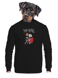 unisex mikina bez kapucne