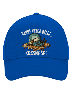 Ranné vtáča spí šiltovka baseballka Bright Royal