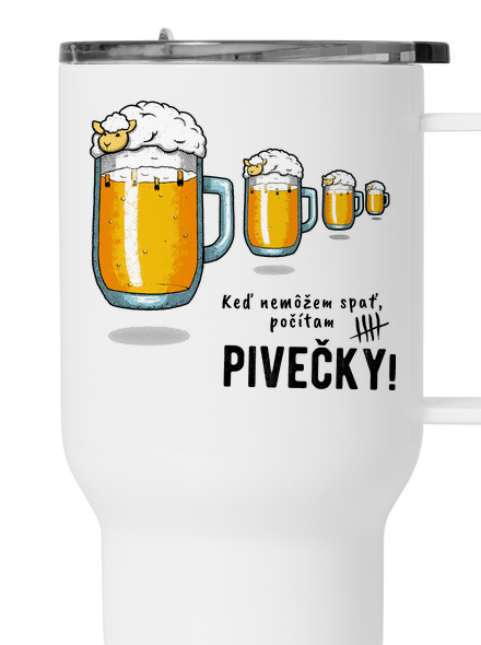 Pivečka termohrnček White