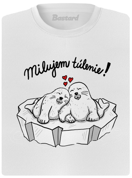 Milujem túlenie dámske športové tričko White