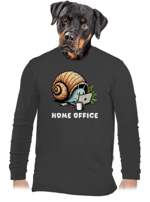 Slimákov home office pánske dlhý rukáv Dark Grey