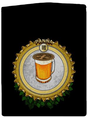 Pivný horoskop: Panna pánska mikina na zips Black