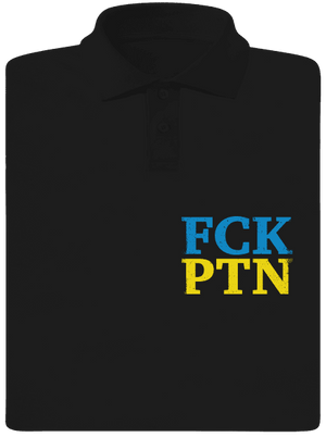 FCK PTN pánska polokošeľa Black