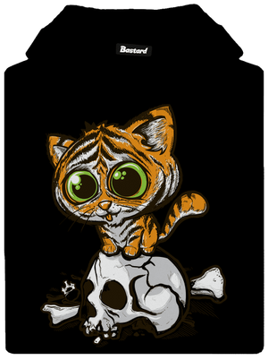 Tigrík pánska mikina klokanka Black