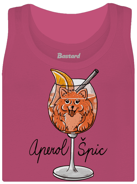 Aperol Špic dámske tielko klasické Magenta