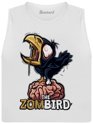 Zombird dámske tielko voľné White