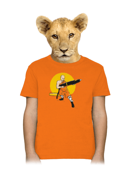 Čína detské tričko Orange