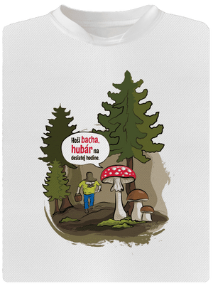 Bacha hubár pánske športové tričko White