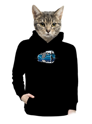 dámska mikina klokanka