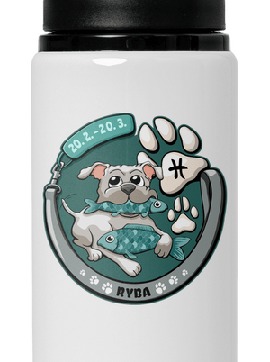 Psí horoskop: Ryba flaša na vodu White