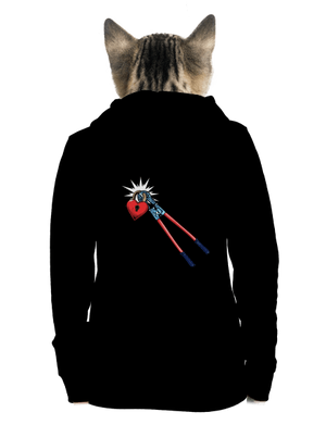 dámska mikina na zips