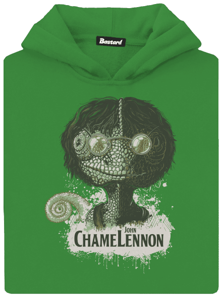 ChameLennon detská mikina klokanka Kelly Green AWD