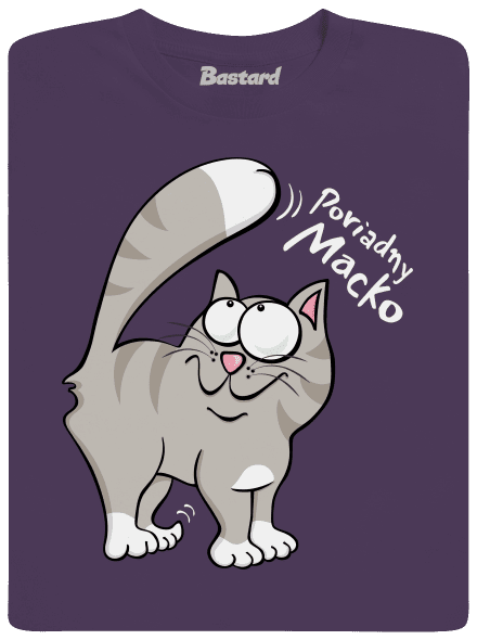 Macko a Micka pánske tričko Urban Purple