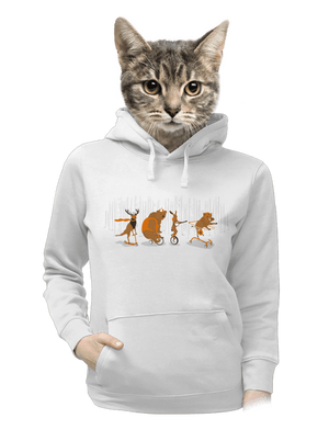 dámska mikina klokanka