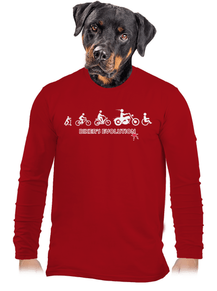 Biker’s Evolution pánske dlhý rukáv Red