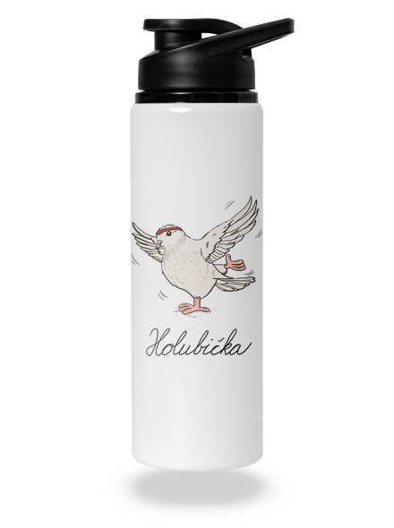 Holubička flaša na vodu White