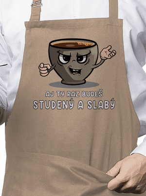 Studená káva zástera Rope