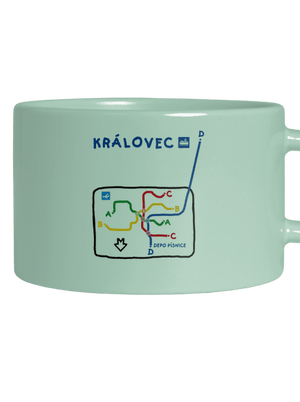 Metro Královec hrnček makronka Mint Macaron