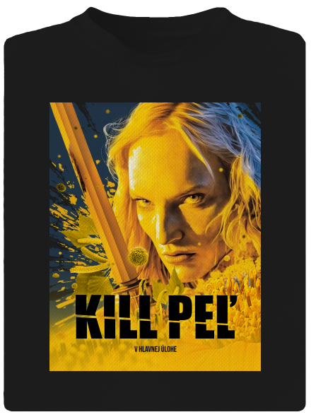 Kill Peľ pánske športové tričko Black