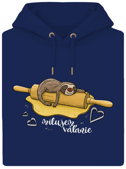 Milujem váľanie unisex mikina premium Navy