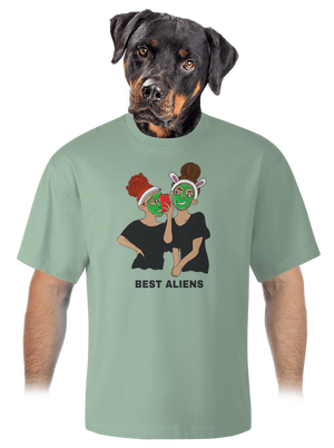 unisex tričko oversized