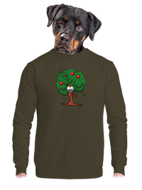 unisex mikina bez kapucne