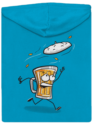 Čiapka dámska mikina na zips Blue Atol