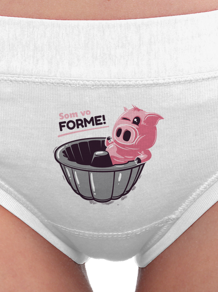 Vo forme dámske nohavičky White
