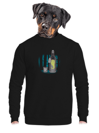 unisex mikina bez kapucne