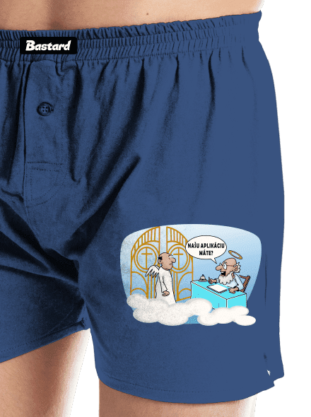 Nebeská aplikácia pánske trenky Blue
